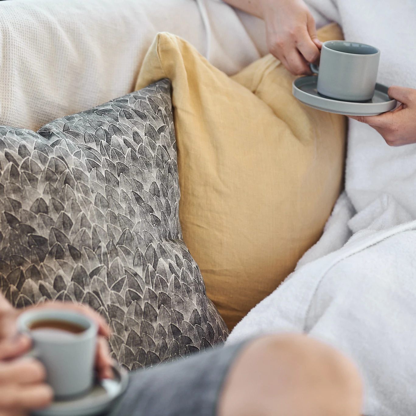 Blomus Pilar Coffee Mug With Saucer 2-pack 2 Blomus Pilar Coffee Mug With Saucer 2-pack - Image 2