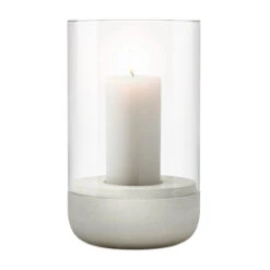 Blomus Calma Lantern With Block Candle Ø12 Cm