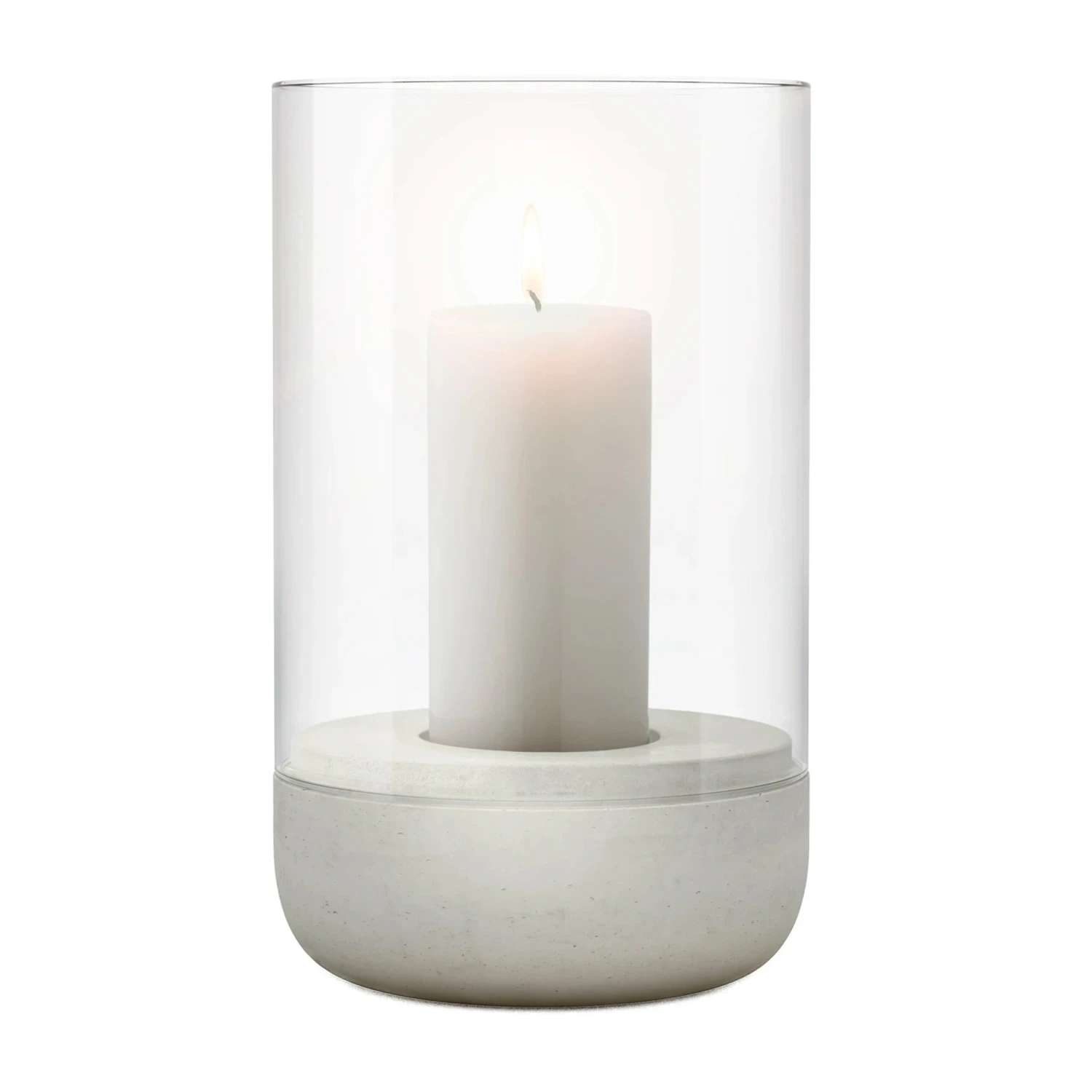 Blomus Calma Lantern With Block Candle Ø12 Cm 1 Blomus Calma Lantern With Block Candle Ø12 Cm