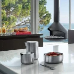 Blomus Basic Sugar Bowl With Lid -Blomus Sales Store blomus basic sugar bowl with lid 3