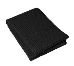 Blomus Caro Jumbo Waffle Bath Towel -Blomus Sales Store blomus caro jumbo waffle bath towel black 1