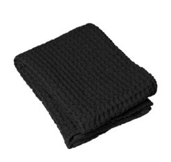 Blomus Caro Waffle Hand Towel -Blomus Sales Store blomus caro waffle hand towel black 1