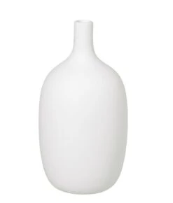Blomus Ceola Ceramic Vase -Blomus Sales Store blomus ceola vase ceramic white 4x8 1 2