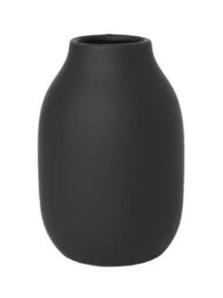Blomus Colora Vase 6 X 4 Inch -Blomus Sales Store blomus colora porcelain vase peat black