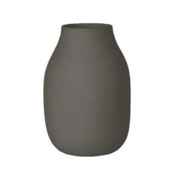 Blomus Colora Vase 6 X 4 Inch -Blomus Sales Store blomus colora porcelain vase steel grey 1