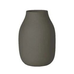 Blomus Colora Vase 8 X 6 Inch -Blomus Sales Store blomus colora vase 8x6 steel grey 1