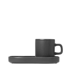 Blomus Pilar Espresso Mug With Tray Set -Blomus Sales Store blomus espresso mug with saucer 63714 1