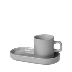 Blomus Pilar Espresso Mug With Tray Set -Blomus Sales Store blomus espresso mug with saucer 63725
