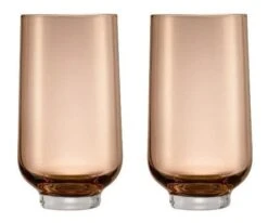 Blomus Flow Drinking Glasses (Set Of 2) 8 Blomus Flow Drinking Glasses (Set Of 2) -Blomus Sales Store blomus flow drinking glasses large coffee 1