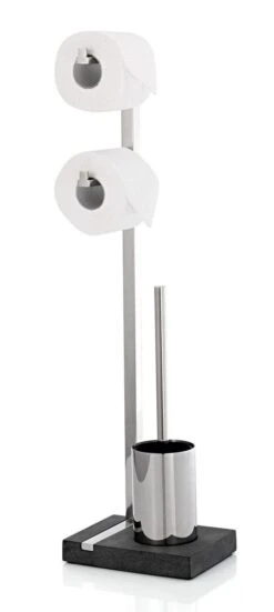 Blomus Menoto Toilet Butler, Polished