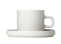 Blomus Pilar Coffee Cups With Saucers (Set Of 2) 7 Blomus Pilar Coffee Cups With Saucers (Set Of 2) -Blomus Sales Store blomus mio coffee cups with saucers moonbeam