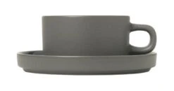 Blomus Pilar Tea Cups With Saucers (Set Of 2) -Blomus Sales Store blomus mio tea cups with saucers set of 2 pewter 1