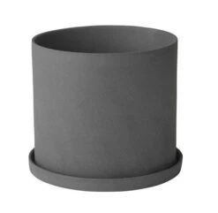 Blomus Nona Herb Pot -Blomus Sales Store blomus nona herb pot pewter 1