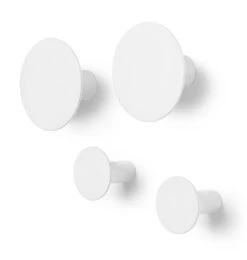 Blomus Ponto Wall Hooks (Set Of 4) -Blomus Sales Store blomus ponto wall hook lily white 1