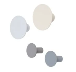 Blomus Ponto Wall Hooks (Set Of 4) -Blomus Sales Store blomus ponto wall hooks assorted colours wg tw mc mb 2
