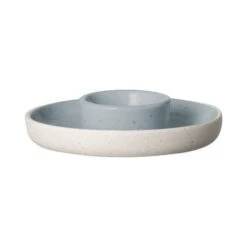 Blomus Sablo Ceramic Egg Cups (Set Of 2) -Blomus Sales Store blomus sablo ceramic egg cups stone