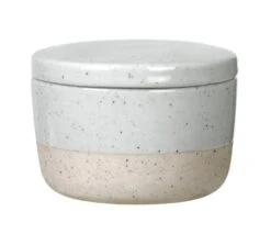 Blomus Sablo Ceramic Sugar Container With Lid