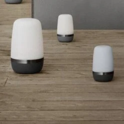 Blomus Spirit Outdoor LED Rechargeable Table Lamp -Blomus Sales Store blomus spirit outdoor led rechargeable lamp small 3