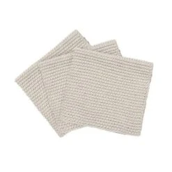 Blomus Wipe Perla Knitted Dish Cloths (Set Of 3)